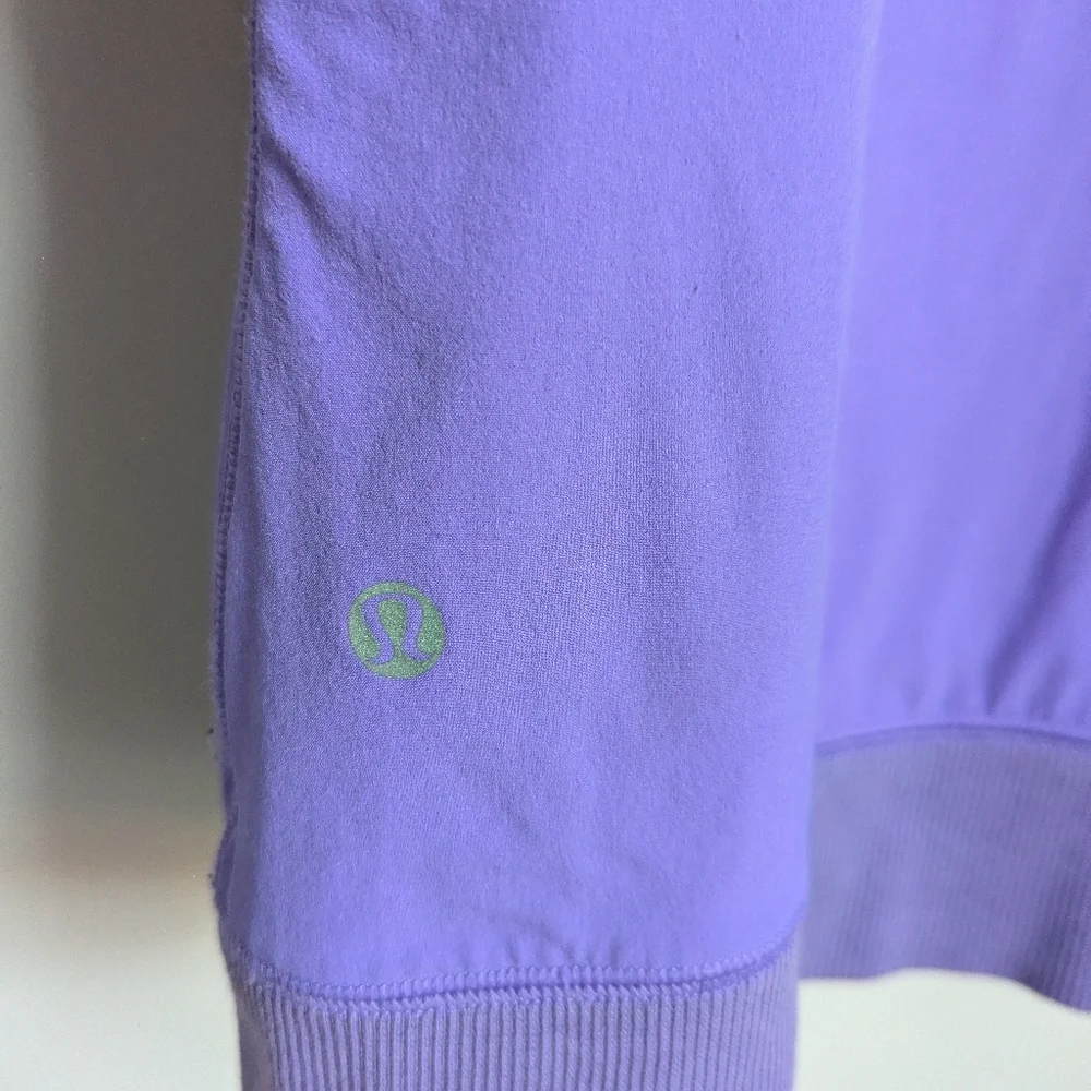 LULULEMOn Purple Voyage Athletic Casual Athleisure Hoodie Sweater Size Medium - Picture 10 of 14